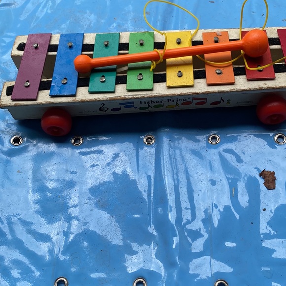 Vintage-1970s fisher price xylophone pull-toy - Picture 2 of 5